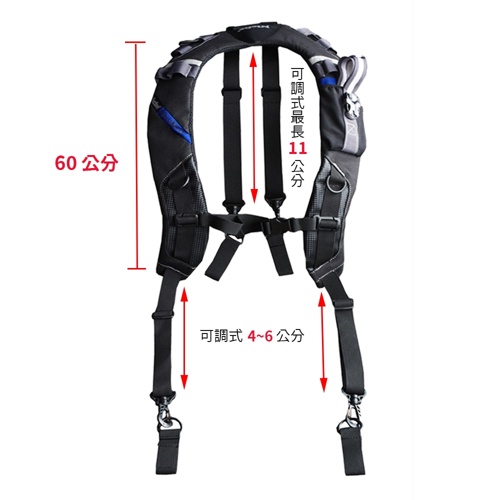 【Niche 樂奇】 工具肩背帶 雙肩背帶 工具腰帶吊帶可調式舒適加厚工作吊帶 TL-6203 適用於木工電工, , large