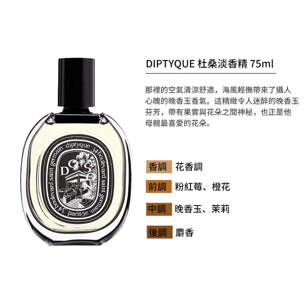 【DIPTYQUE】 淡香精 75ml #杜桑, , large