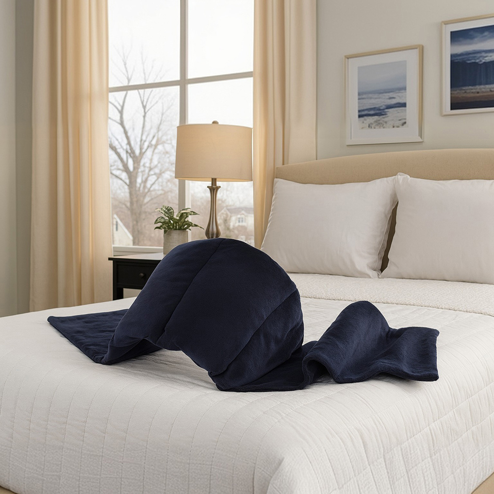 PROIDEA-羽絨呵護暖眼舒眠被, , large