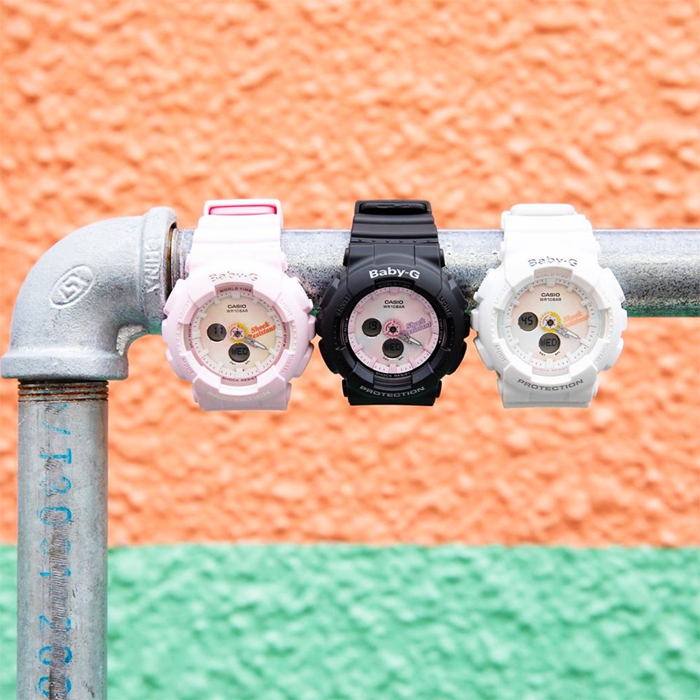 CASIO 卡西歐 Baby-G 大人氣俏皮渲染手錶-黑 BA-120T-1A, , large