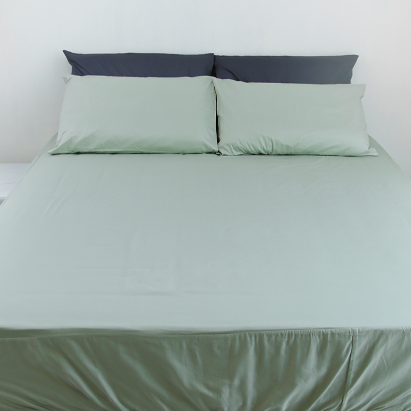 100% cotton mattress cover and pillowcase set, , large