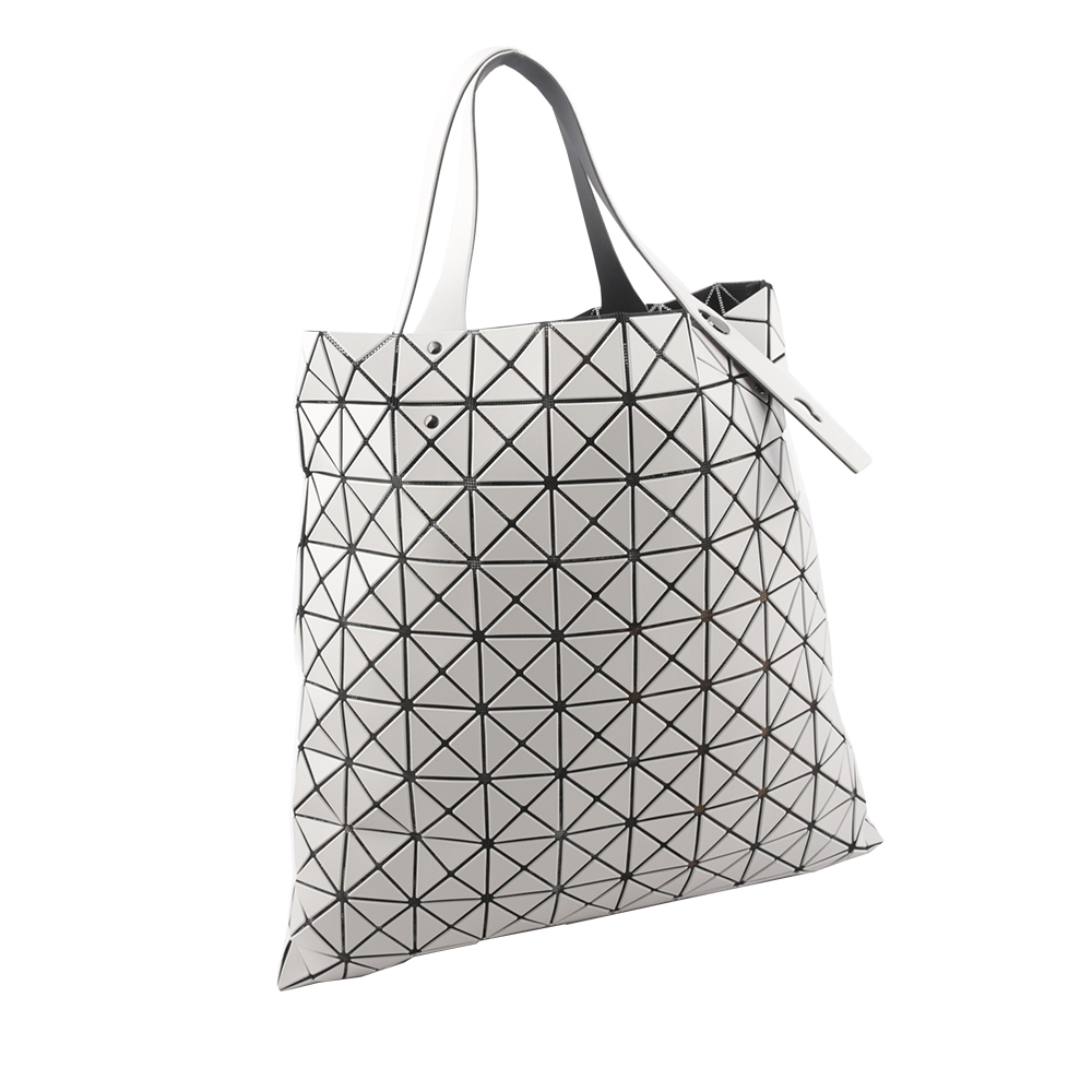 ISSEY MIYAKE BAO BAO PRISM 10X10 啞光霧面手提包/淺灰色, , large