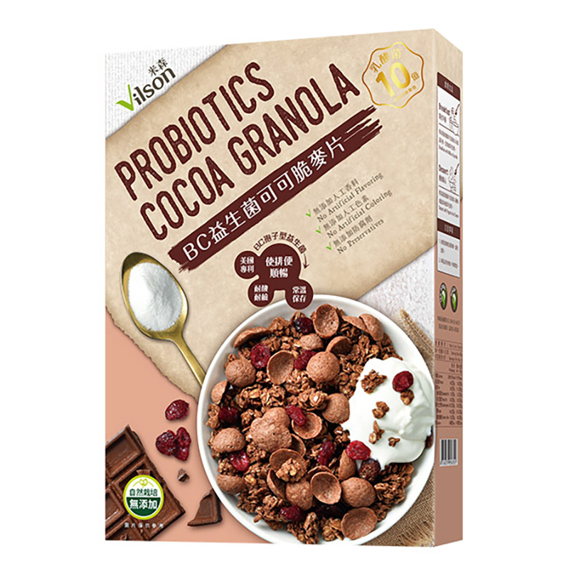 【米森 vilson】Probiotics Cocoa Granola (300g), , large