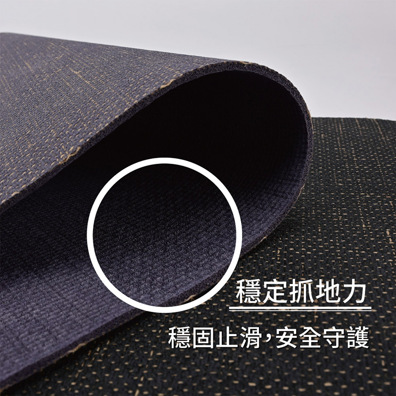 【怪獸】B+ 居家萬用止滑墊 亞麻系列 (60x40cm) -亞麻黑, , large