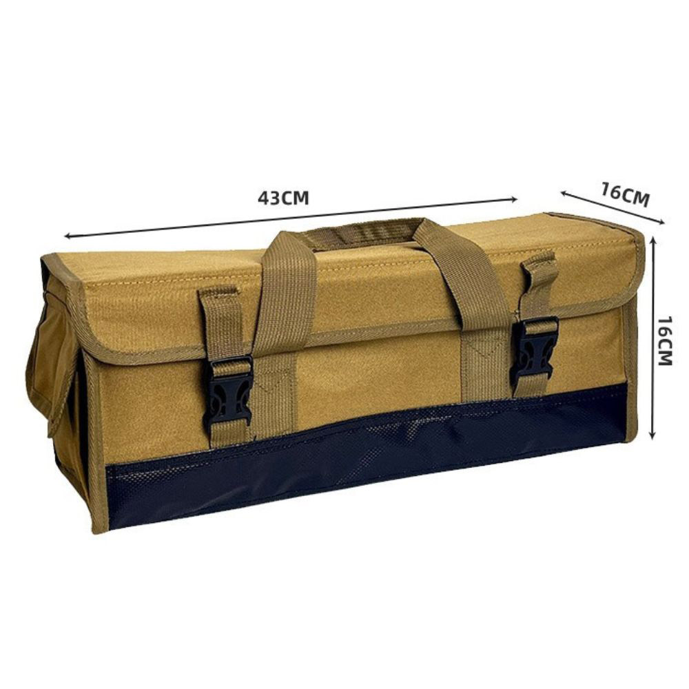 40cm tool storage bag - khaki (46x16x16cm), , large