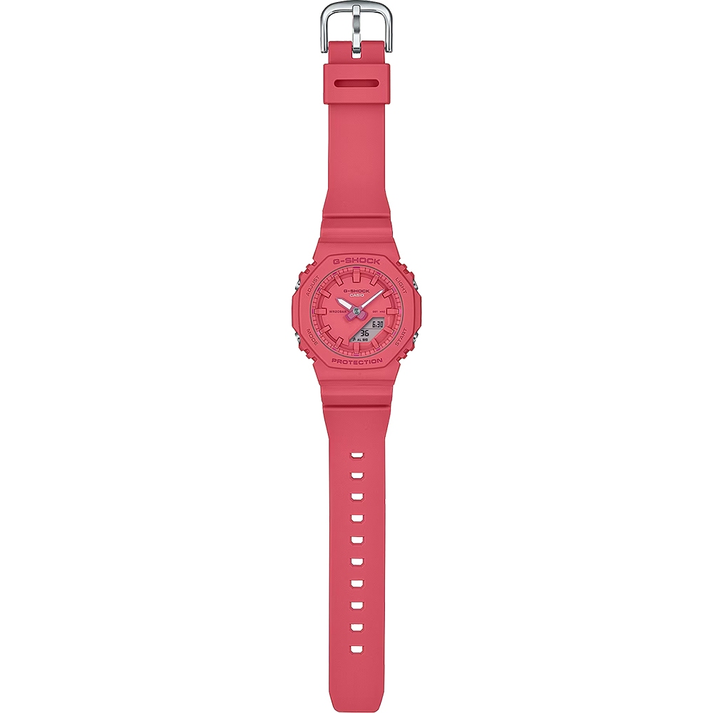 CASIO 卡西歐 G-SHOCK X ITZY 單色美學 八角 雙顯女錶 GMA-P2100-4A, , large