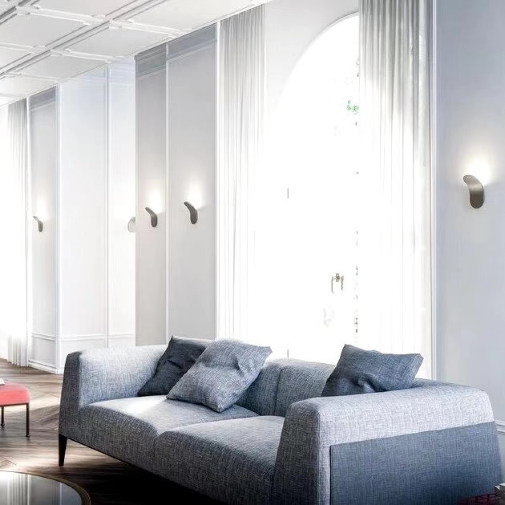 【H&R安室家】 LED彎曲壁燈 ZA0245, 白色, large