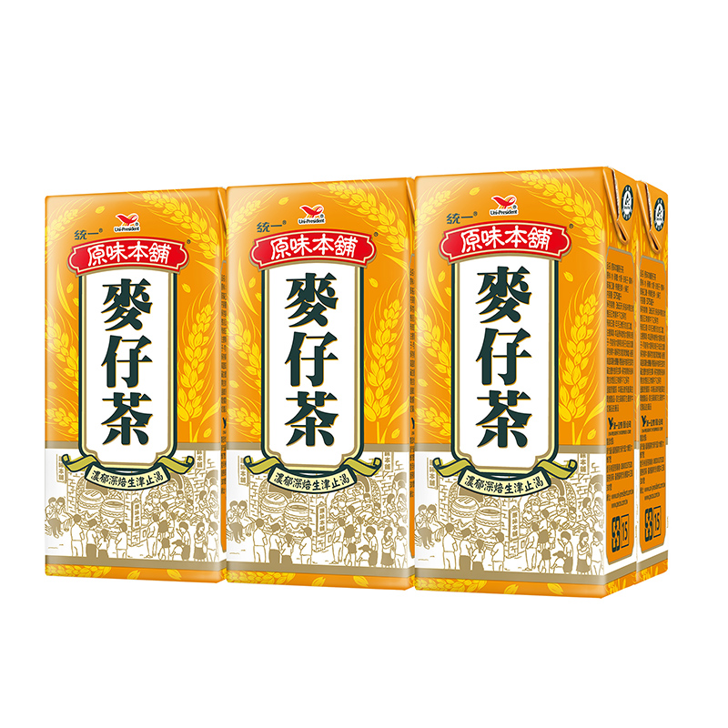 原味本舖麥仔茶 375ml , , large