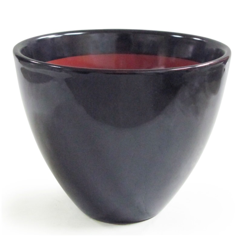 [豐名日本餐具] 5.0"深井 內深紅外黑 M-STYLE / C05DB0-177-2, , large