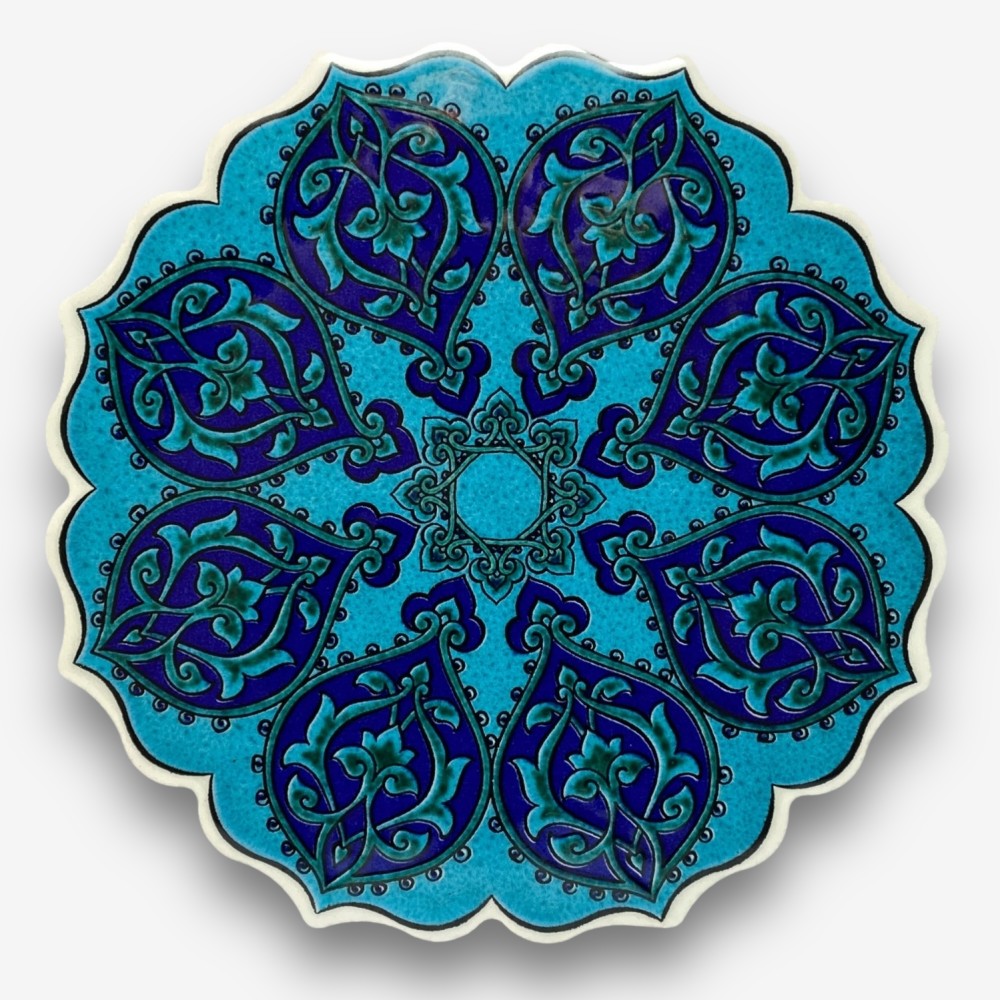 【SOLO Vintage】Designer Heat Mats Ceramic Hot Pads Coasters Made in Turkey 20, , large
