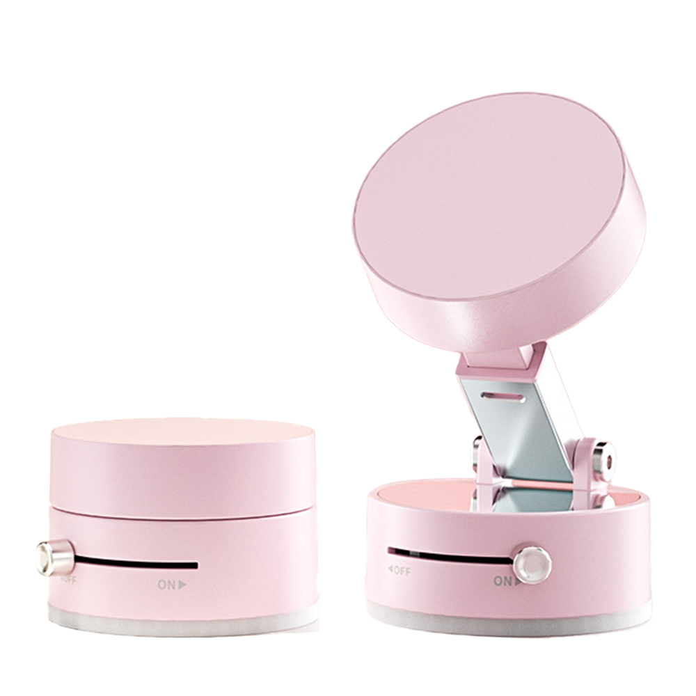 [Hetong] 360-degree vacuum magnetic holder / table / girly pink, , large