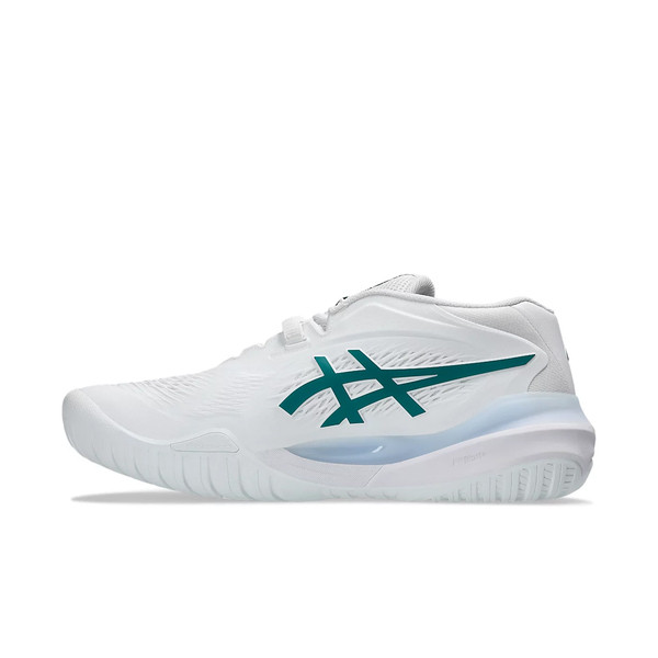 Asics Gel-resolution X 男 網球鞋 溫網 穩定 靈活 抗扭 白 綠 [1041A481-102], , large