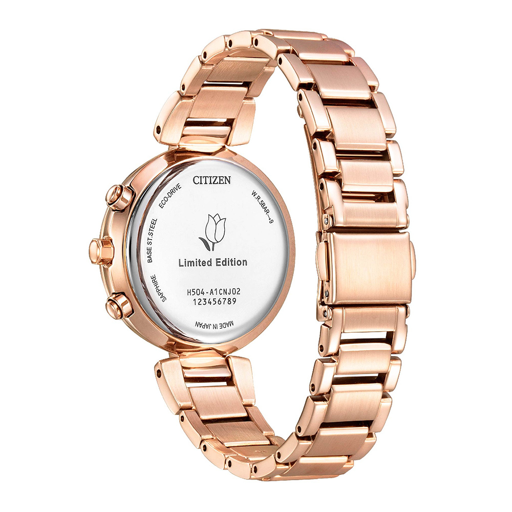 CITIZEN 星辰 XC 心蕊 台灣限定 光動能計時女錶 FB1452-66W, , large