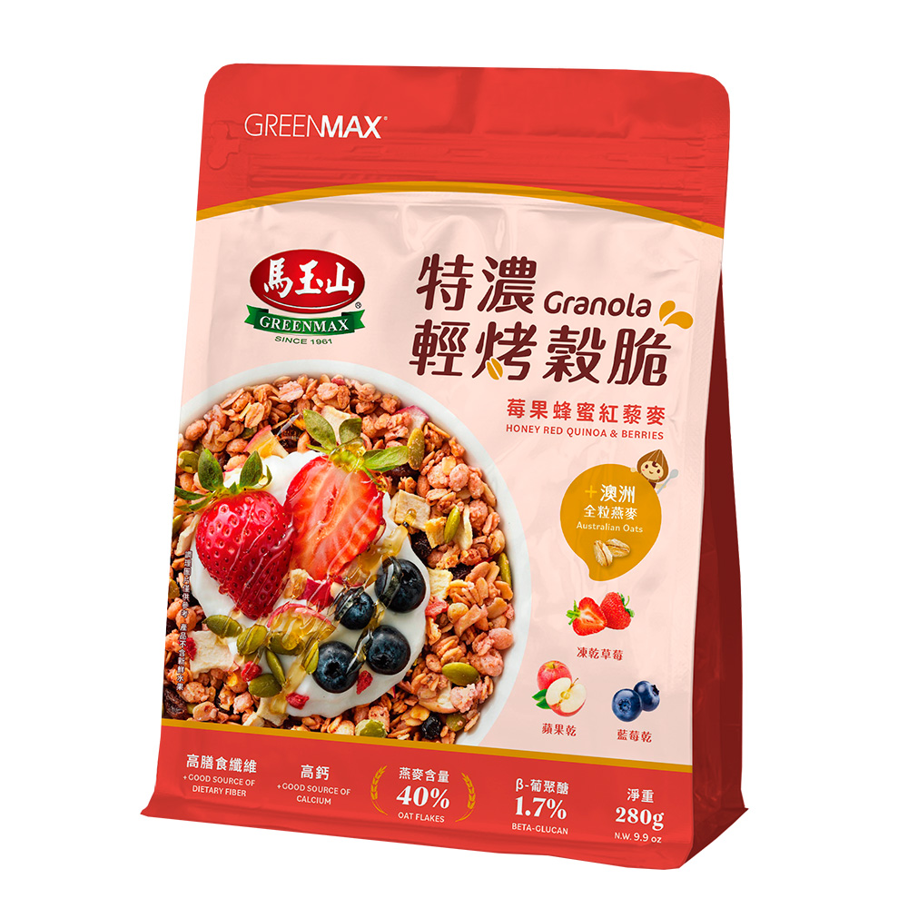 MYS Granola Honey Quinoa  Berries 280g