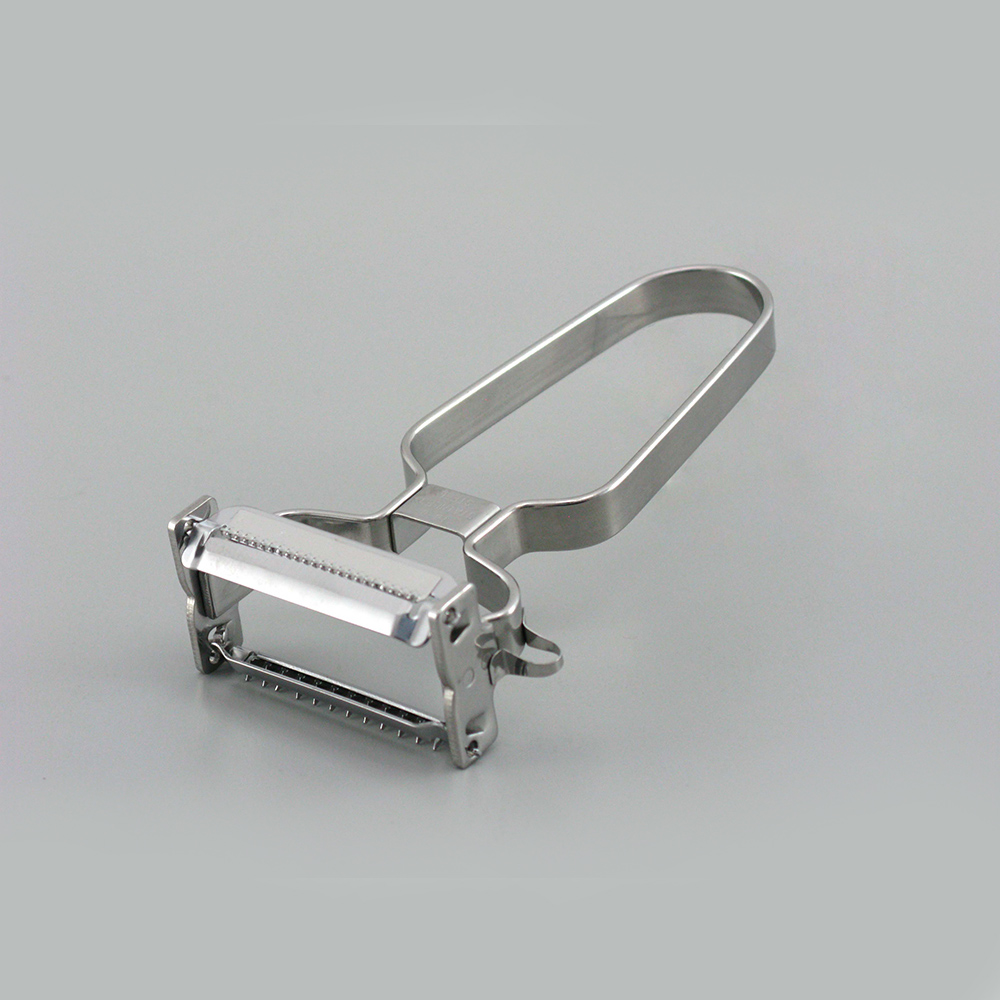 【Shimomura Kihan】304 Stainless Steel Julienne & Grater Dual-Use Slicer (Made in Japan), , large