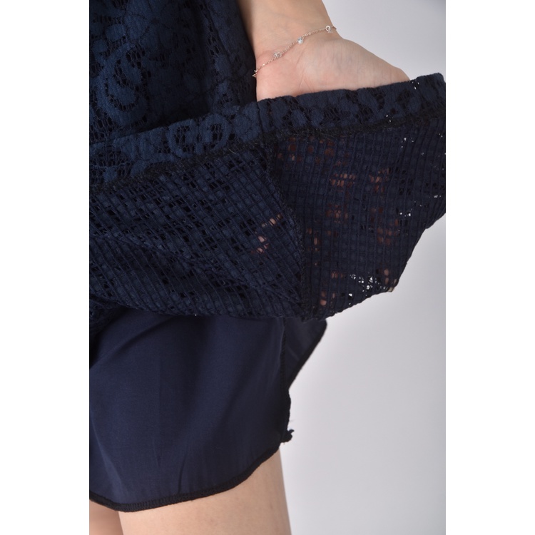 (S) d many質感圓領藍色洋裝二手衣, , large