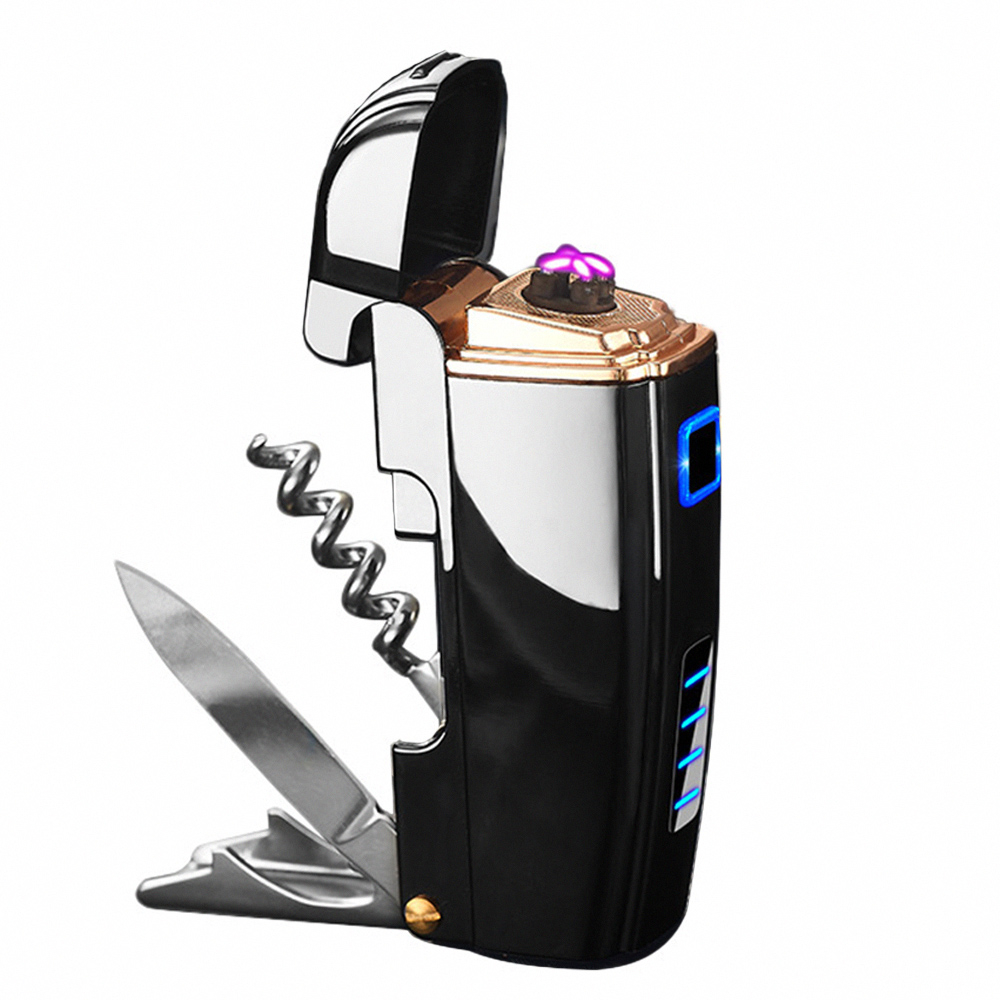 Dual Arc Plasma Lighter - Black / USB Rechargeable, , large