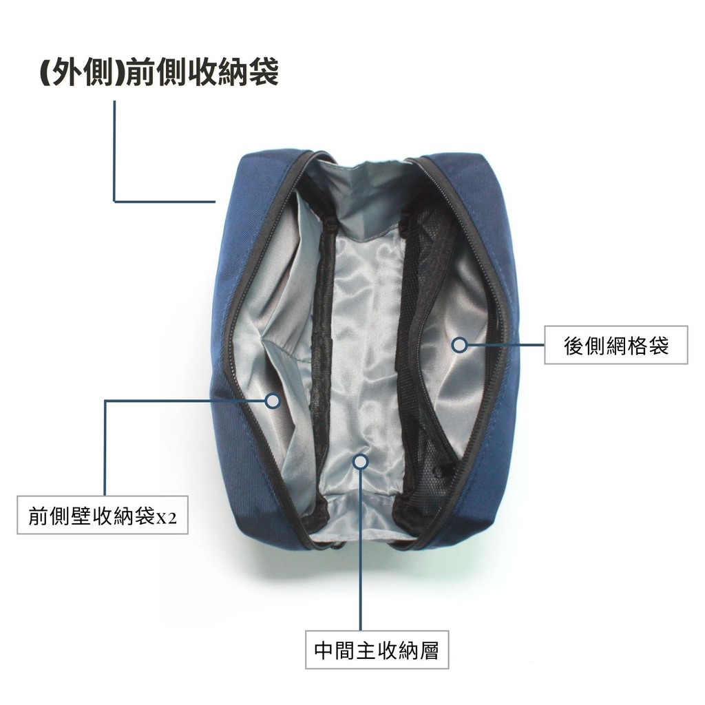 【YUN JOIN】TWILL-輕量多功能收納包-綠色 化妝包 3C收納包 盥洗包 過夜包 手拿包 輕量, , large