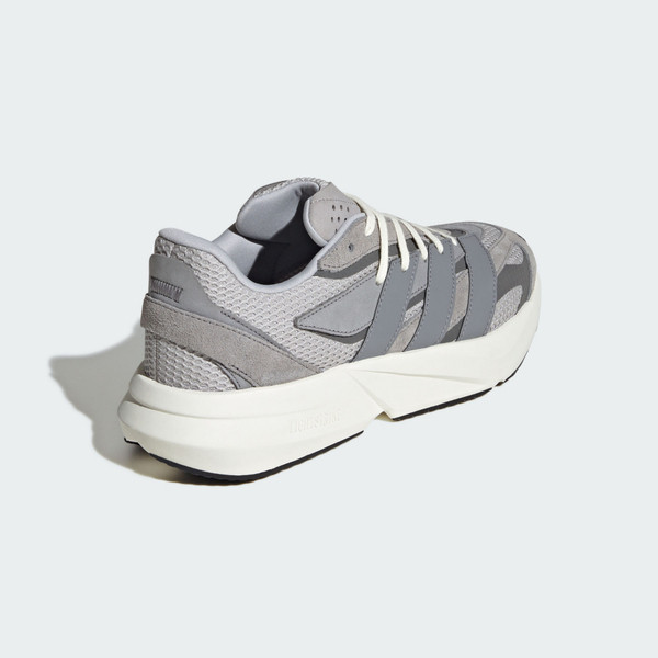 Adidas Lightstride 男女 慢跑鞋 運動鞋 跑鞋 彈力 緩震 灰 白 [IH8607], , large