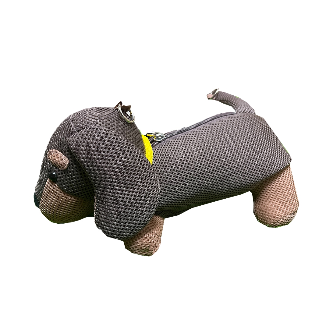 【可愛造型 獨家設計 可機洗 保固】臘腸狗 斜背包 側背包 斜背包女 側背包女 可愛包包 禮物, , large