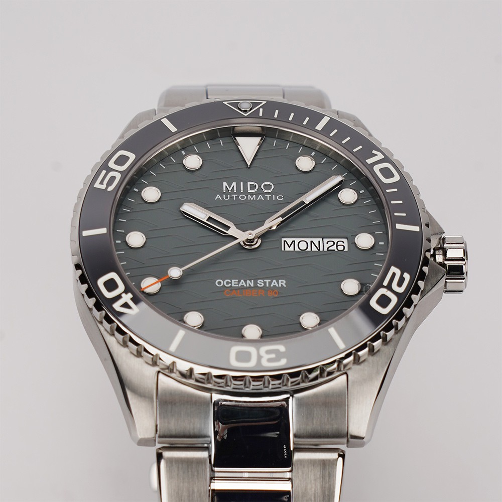 MIDO 美度 Ocean Star 200C 海洋之星陶瓷潛水錶-灰/42.5mm M0424301108100, , large
