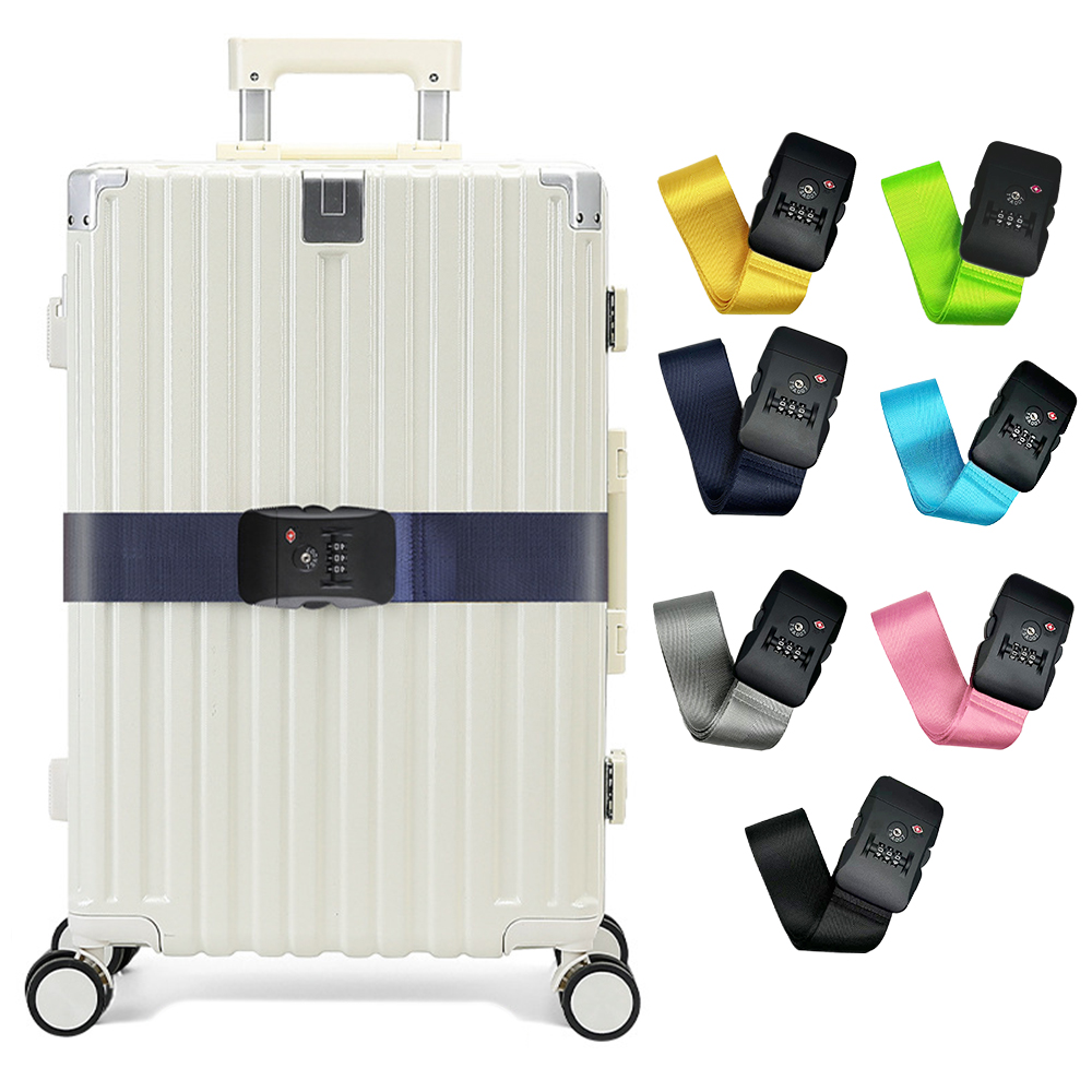 TSA-Approved Luggage Strap / Navy Blue / 1 Strap, , large