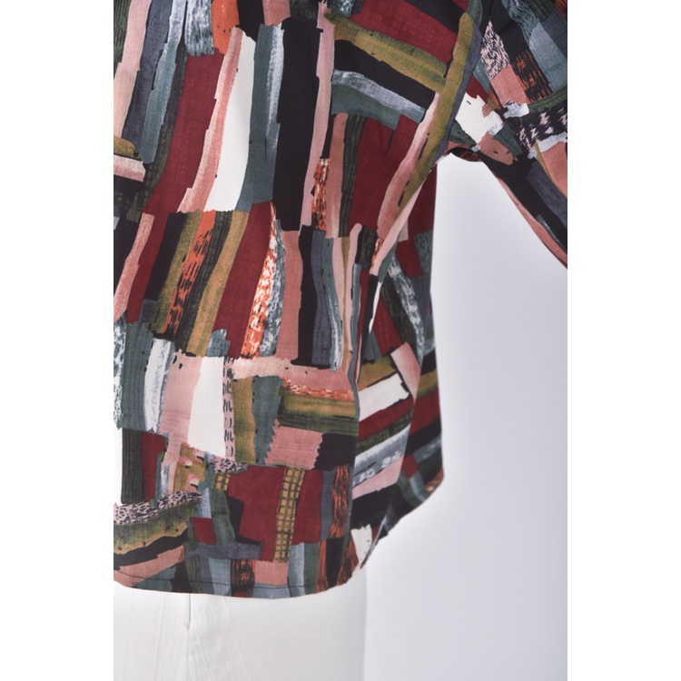 (XL) spades queen拼色綠色襯衫上衣二手衣, , large