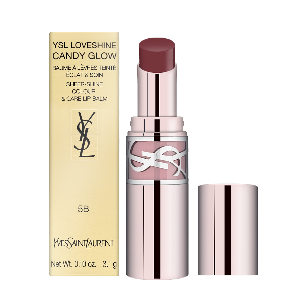 【YSL 聖羅蘭】情挑誘光潤唇膏 3.1g #5B Nude Crush, , large