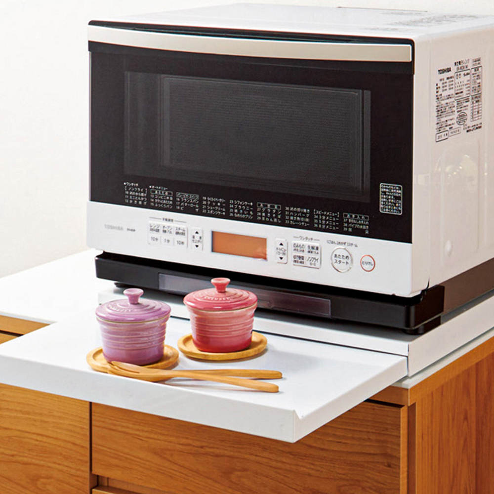 【adachi】日本製廚房電器多功能收納單層抽屜式工作台45cm(可延伸廚房作業空間), , large
