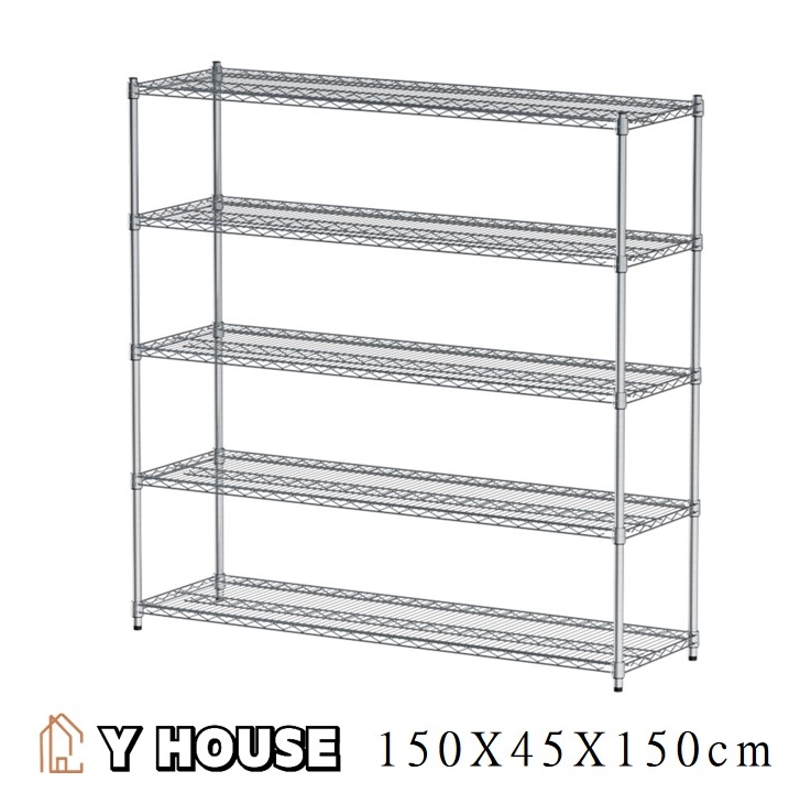 【Y HOUSE】150x45x150 cm heavy-duty five-layer iron rack heavy-duty rack heavy-duty iron rack
