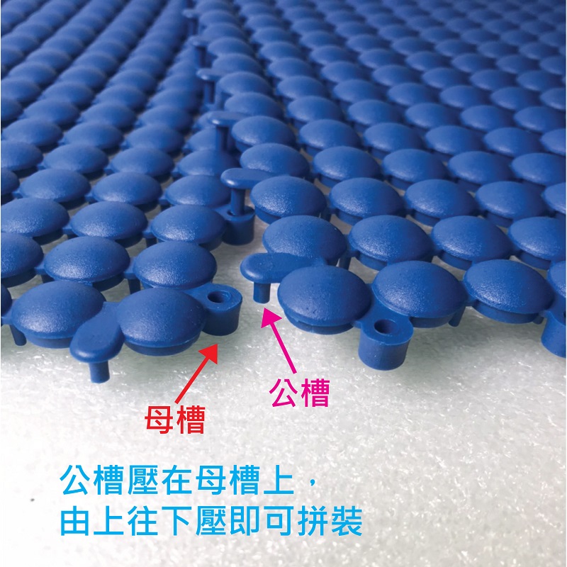 PMU PE PLASTIC MAT, 藍色, large