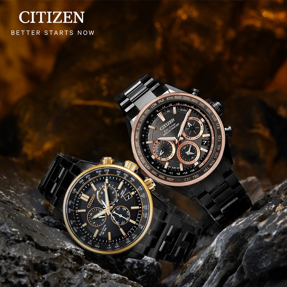 CITIZEN 星辰 亞洲限定光動能電波計時手錶 CB5888-87E, , large