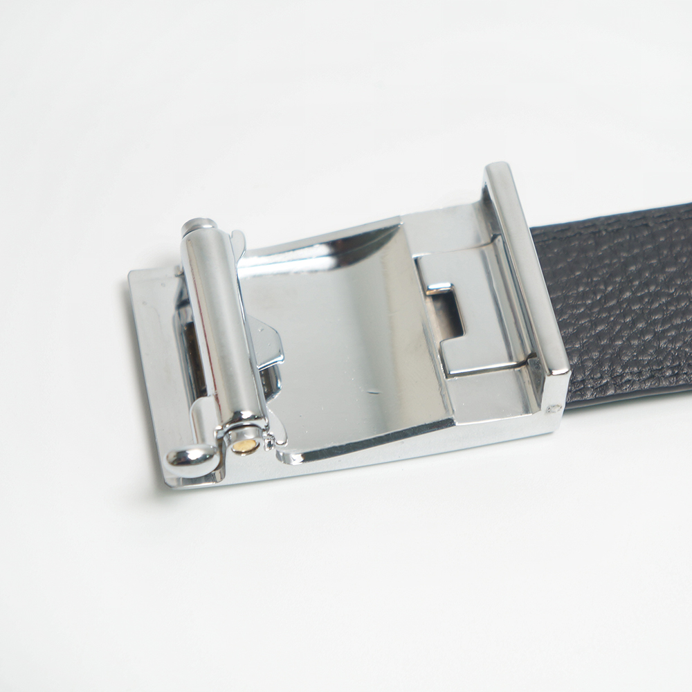 [Top layer cowhide] Automatic buckle genuine leather gentleman belt T3, , large
