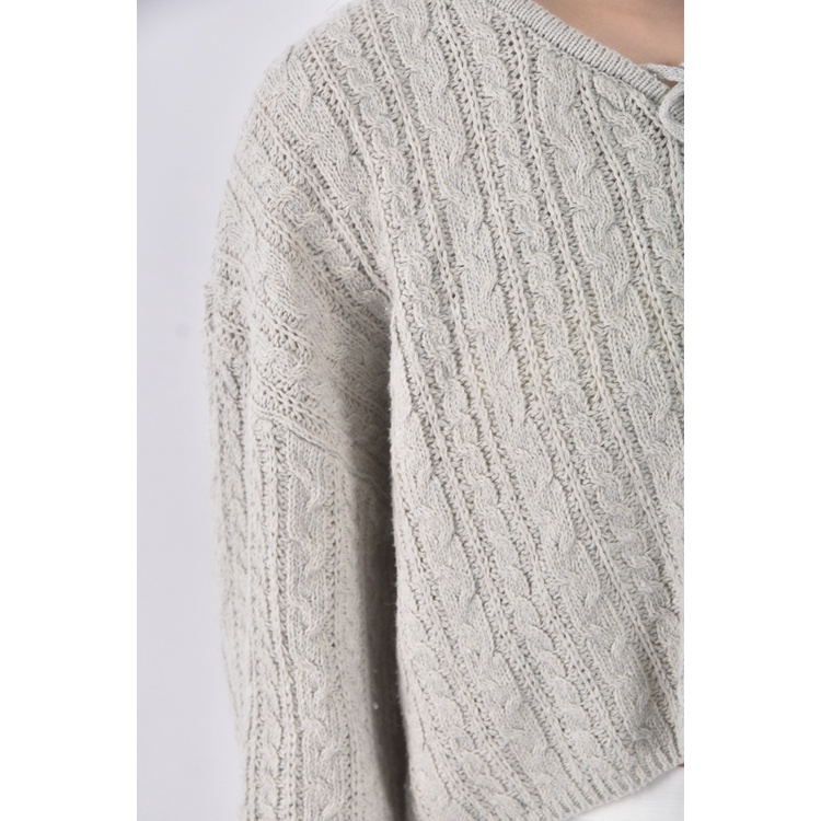 (F) egg修身短版排扣綠色綁帶外套二手衣, , large