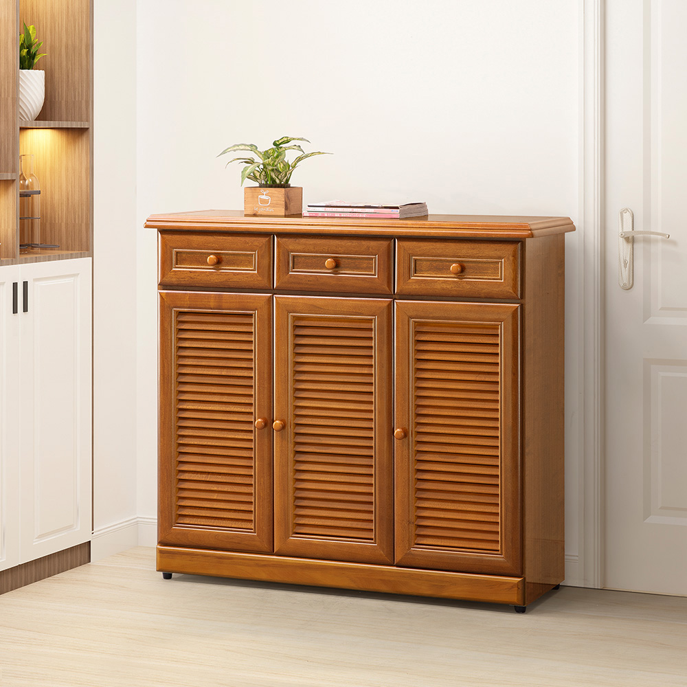 【唯熙傢俱】奧莉薇樟木色4尺鞋櫃, , large