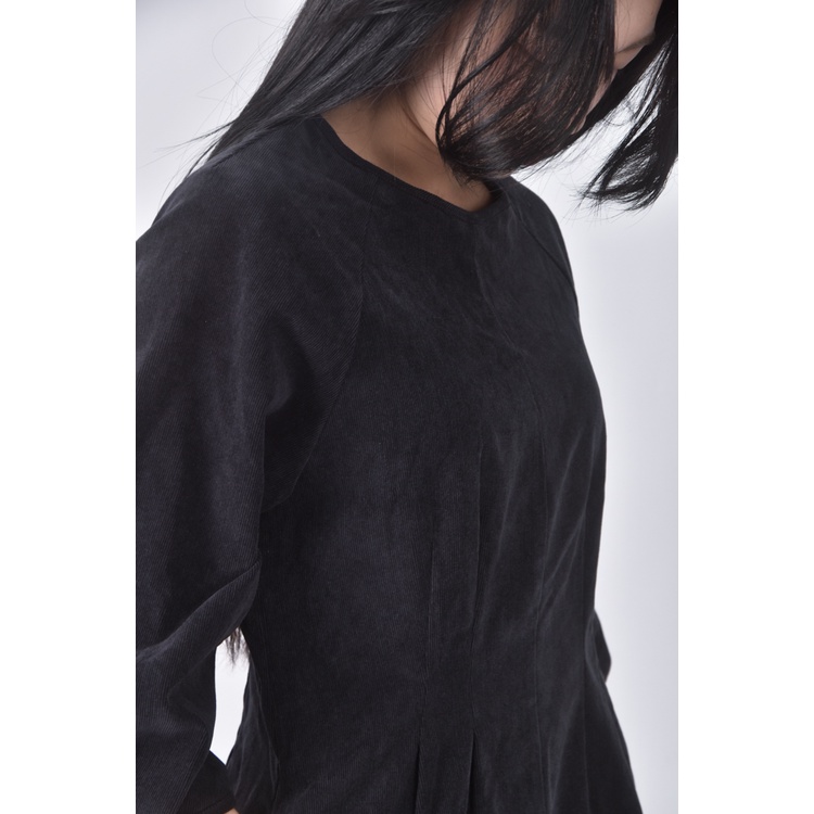 (S) zara質感黑色洋裝二手衣, , large