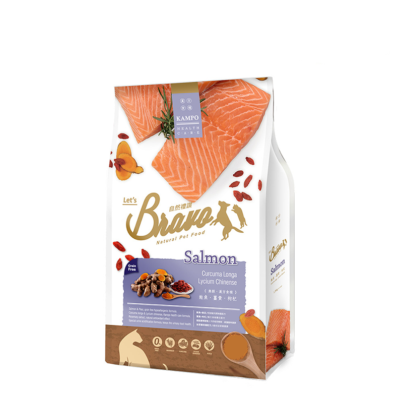 【福壽】Bravo自然禮讚無穀漢方貓食5.45kg-鮭魚口味, , large