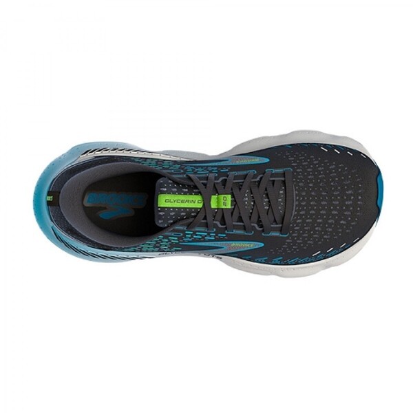 Brooks Glycerin Gts 20 男 慢跑鞋 運動 避震 緩衝 甘油系列 黑 藍 [1103831D006], , large