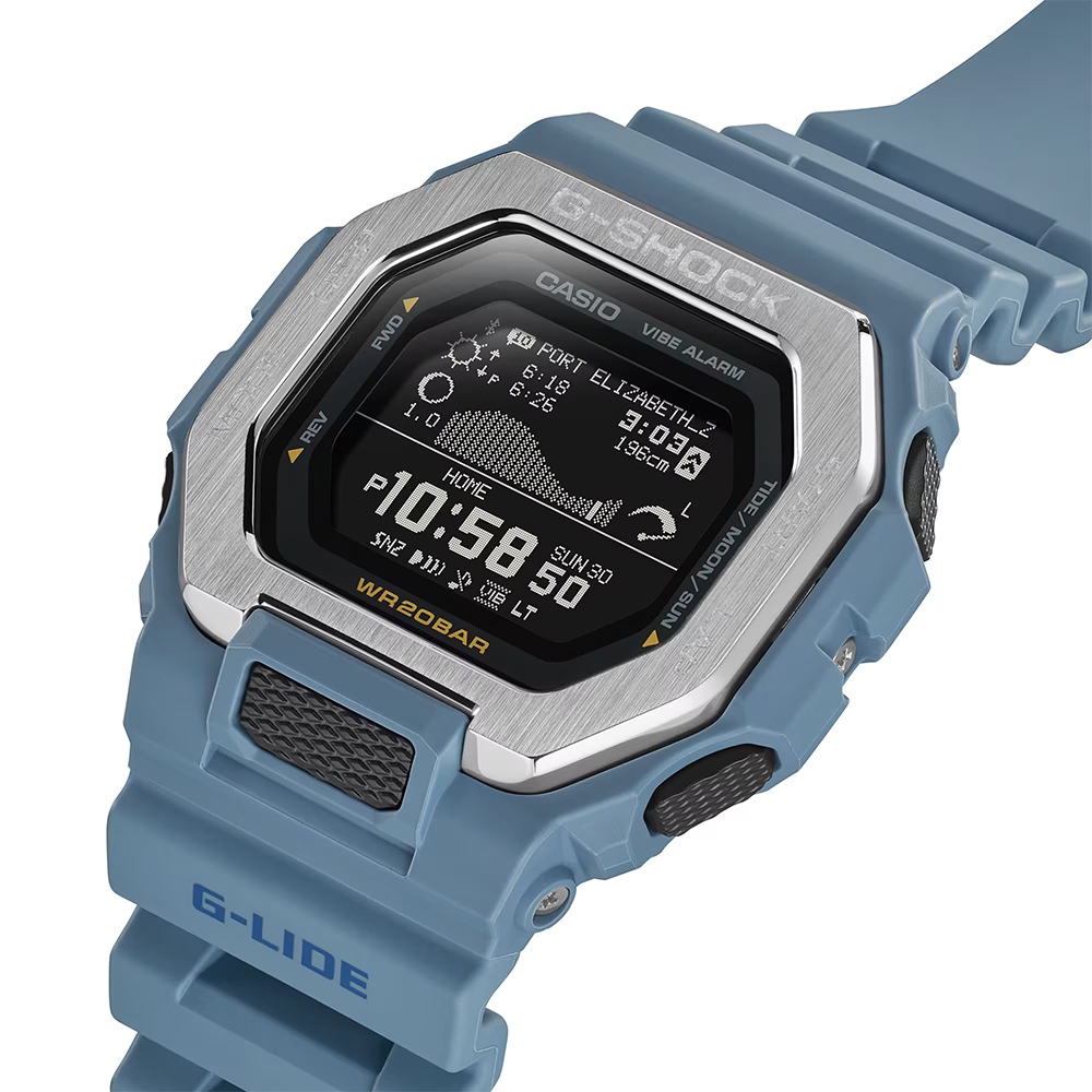 CASIO 卡西歐 G-SHOCK 衝浪運動藍芽手錶 GBX-100-2A, , large