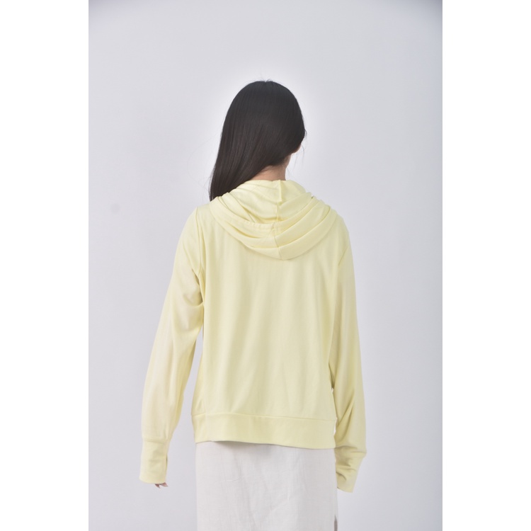 (XL) net質感連帽黃色外套二手衣, , large