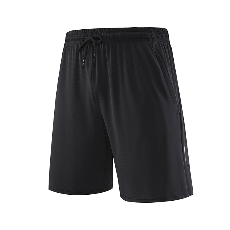 [Ultra-Cooling Shorts] Breathable, Cooling, Summer, Sweat-Wicking, Comfortable, Elastic Waistband, Reflective Strips, Heat Dissipation, Anti-Stuffy, Sports, Casual, Ice Silk, , large