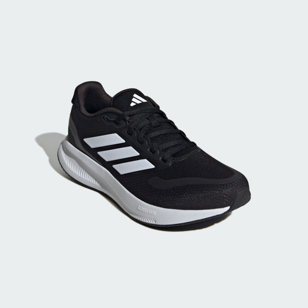 Adidas Runfalcon 5 男 慢跑鞋 運動 休閒 透氣 緩衝 舒適 黑 白 [IH7758], , large