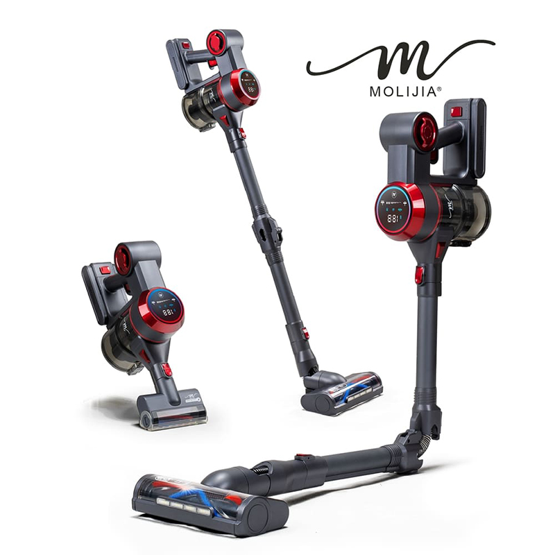 【MOLIJIA】M181 Automatic AI Sensing Handheld Cordless Vacuum Cleaner - Grayish Red, , large