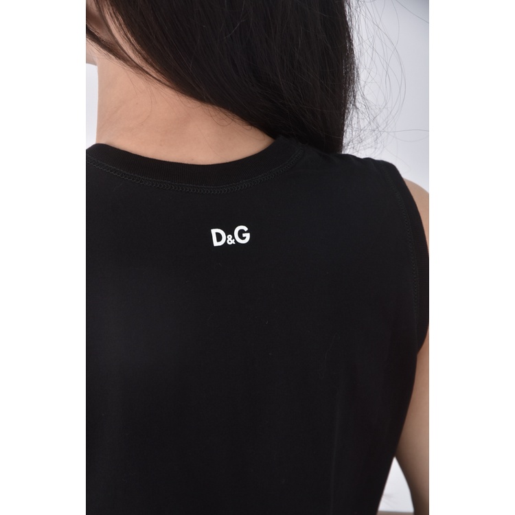 (S) dolce gabbana無袖黑色上衣二手衣, , large
