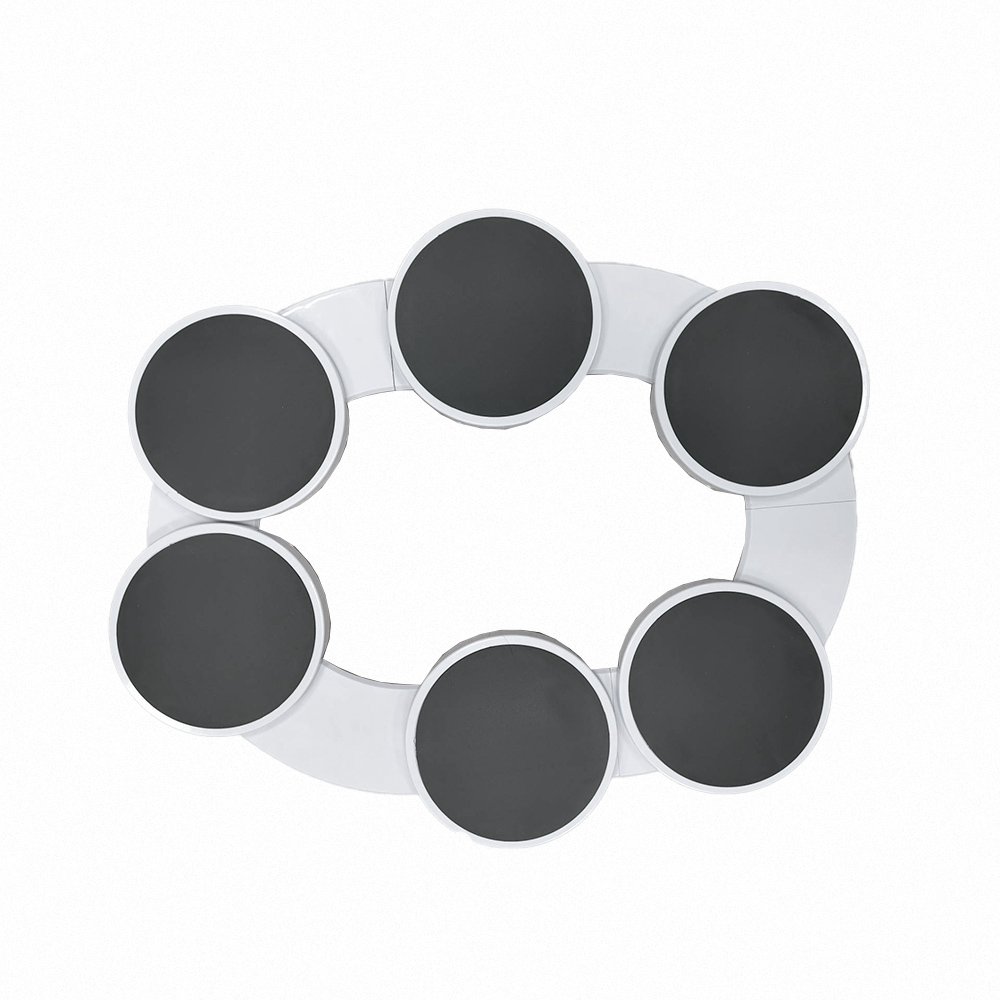 【上手家居】迴轉餐桌 白色6盤(菜盤/餐桌轉盤/旋轉餐盤/旋轉盤/旋轉菜盤), , large