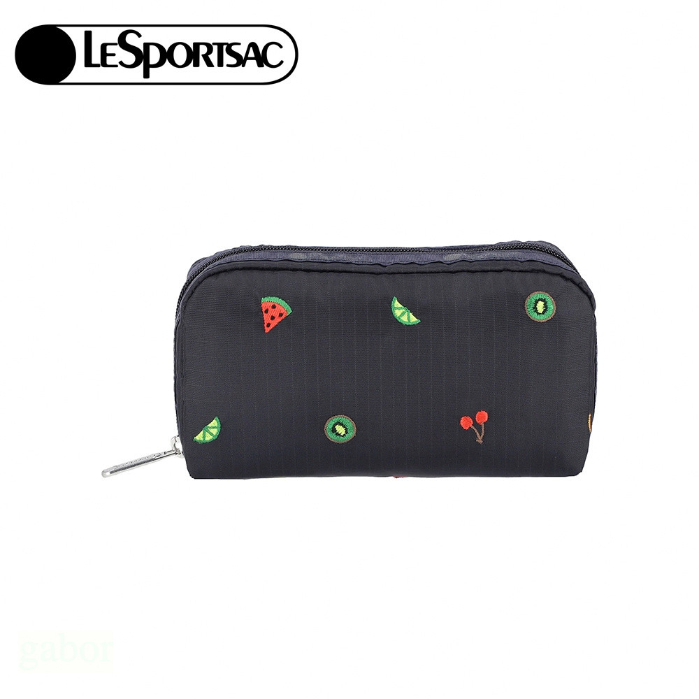 LeSportsac Rectangular Cosmetic 長形化妝包 -鮮果彩繡, , large