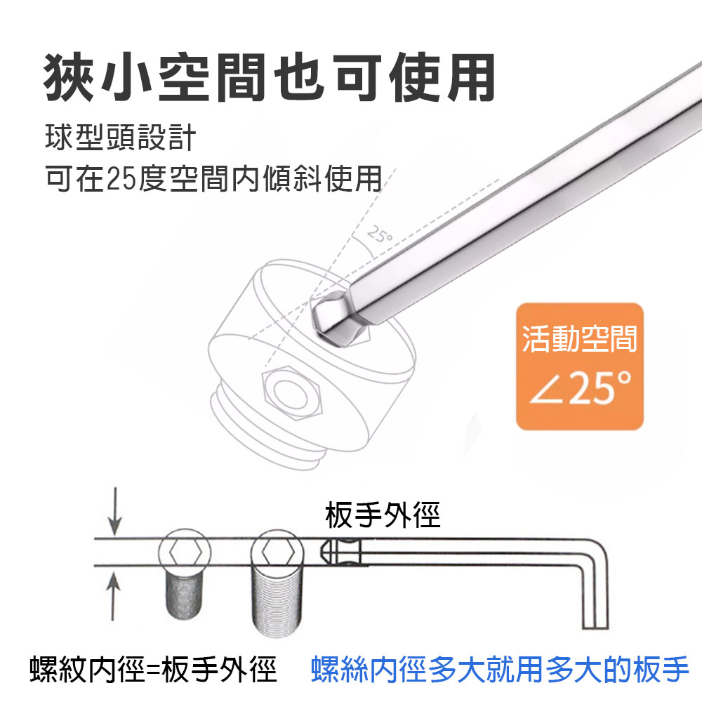 L型六角板手 全規格, , large