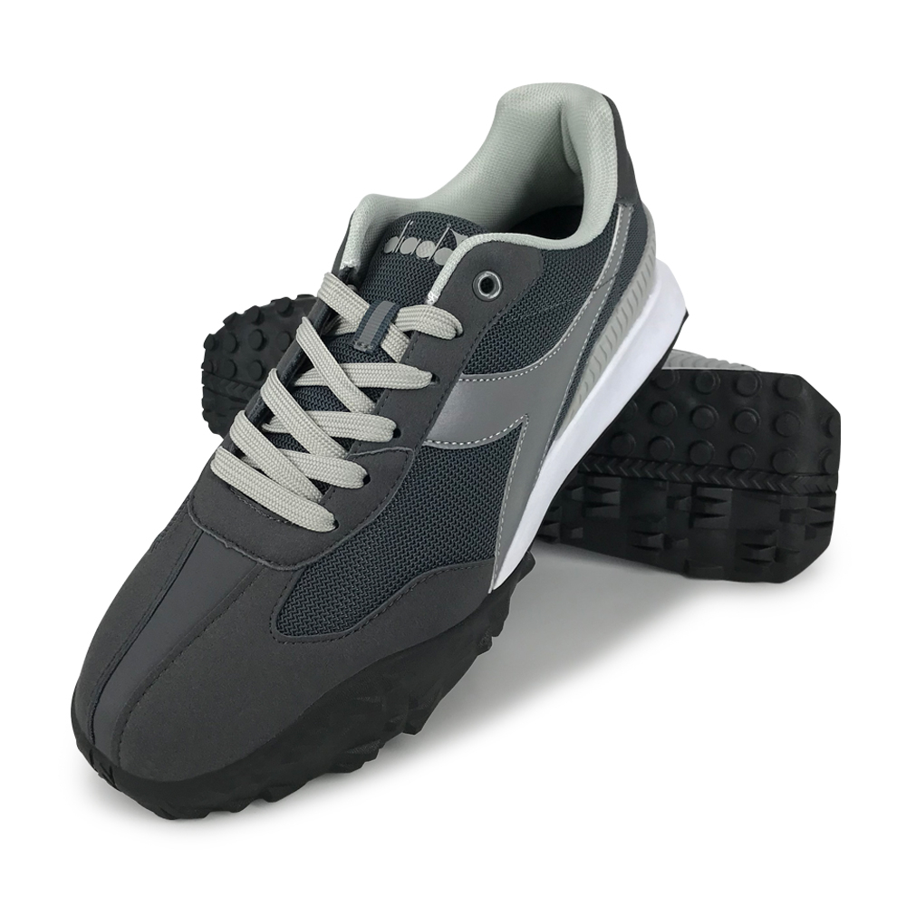 DIADORA迪亞多那 時尚耐髒運動鞋 男運動鞋 男鞋 透氣 散熱 除濕 反光 輕量 吸震 減壓 回彈 防滑 灰 黑, , large
