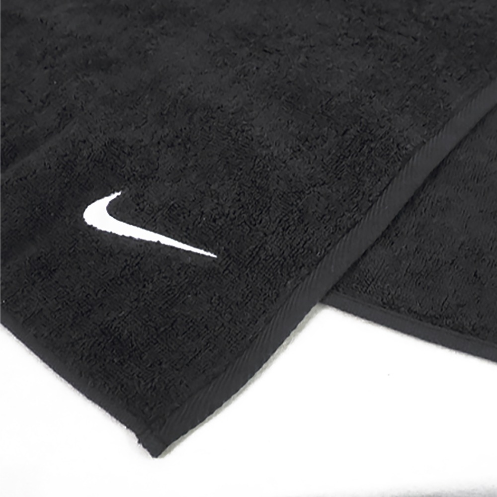 [秉宸] NIKE SOLID CORE 毛巾(80x35cm) 黑, , large