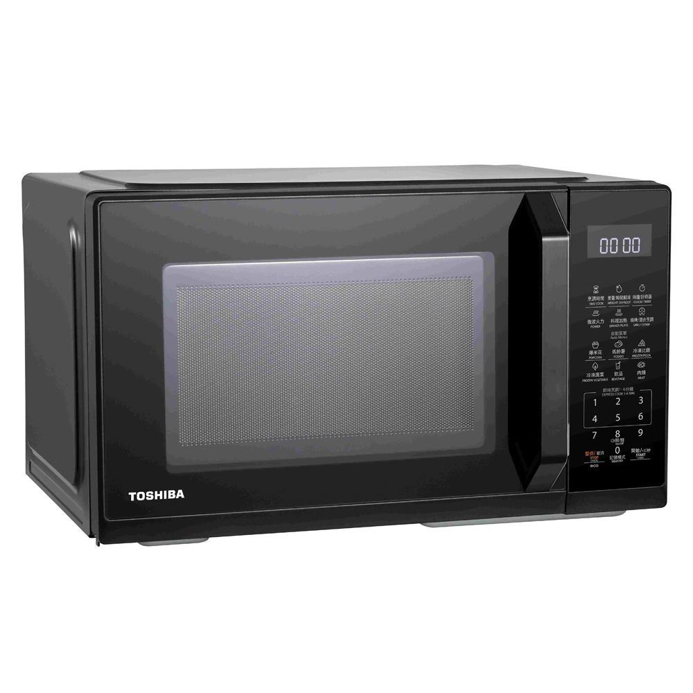TOSHIBA 25L Microcomputer Grill Microwave Oven MW3-EG25PT(BK), , large